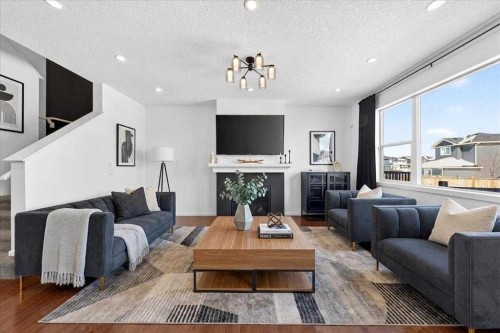 20 Nolancrest Green Nw, Calgary, AB - Indoor Photo Showing Living Room
