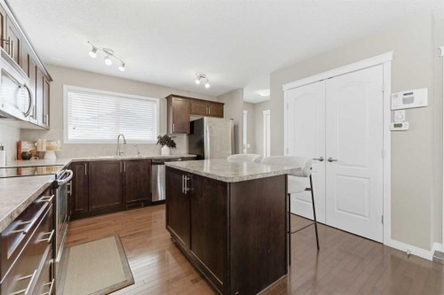 87 Sage Hill Way Nw, Calgary, AB - Indoor Photo Showing Kitchen With Upgraded Kitchen