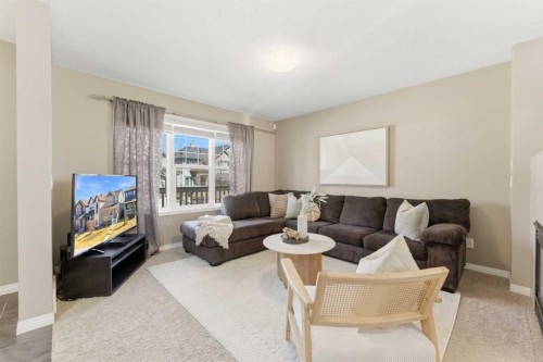 87 Sage Hill Way Nw, Calgary, AB - Indoor Photo Showing Living Room