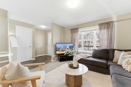87 Sage Hill Way Nw, Calgary, AB - Indoor Photo Showing Living Room