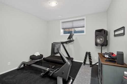 31 Lucas Boulevard Nw, Calgary, AB - Indoor Photo Showing Gym Room
