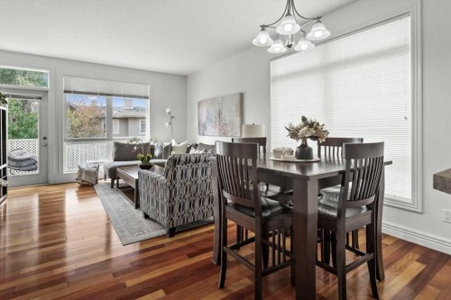 1-164 Rockyledge View Nw, Calgary, AB - Indoor Photo Showing Dining Room