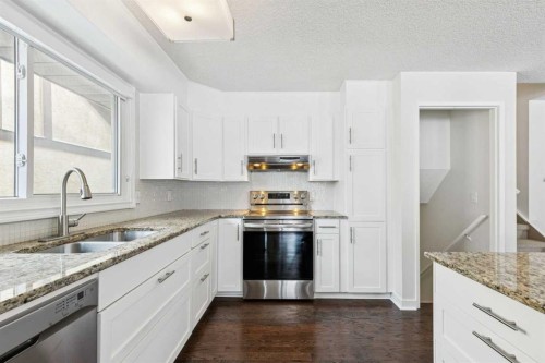 52 Beddington Circle, Calgary, AB - Indoor Photo Showing Kitchen With Double Sink With Upgraded Kitchen