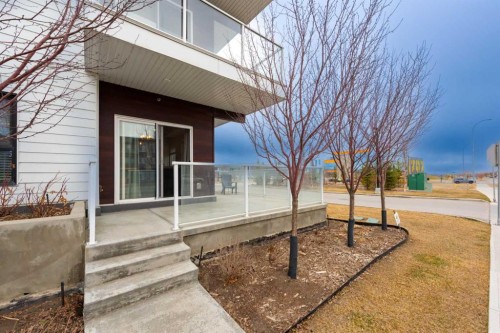 116-4350 Seton Drive Se, Calgary, AB - Outdoor With Deck Patio Veranda