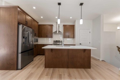 90 Homestead Circle Ne, Calgary, AB - Indoor Photo Showing Kitchen With Stainless Steel Kitchen With Upgraded Kitchen