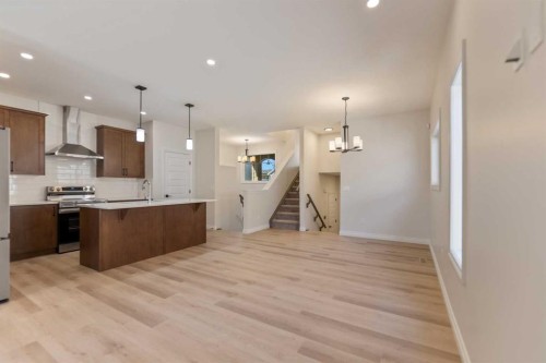 90 Homestead Circle Ne, Calgary, AB - Indoor Photo Showing Kitchen With Upgraded Kitchen