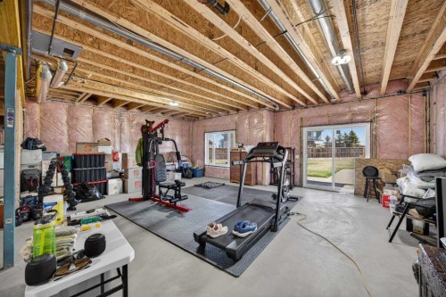 10 Bishop Circle, Carstairs, AB - Indoor Photo Showing Basement