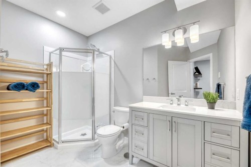 9 Mist Mountain Rise, Okotoks, AB - Indoor Photo Showing Bathroom