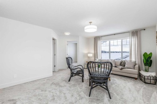 432 Rivercrest Road, Cochrane, AB - Indoor Photo Showing Living Room
