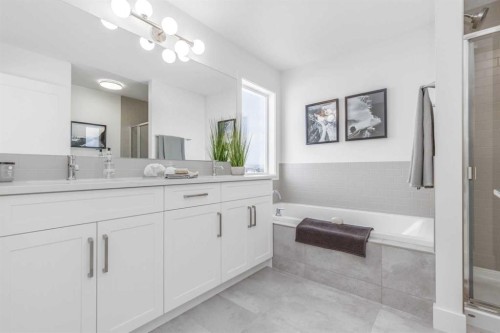 432 Rivercrest Road, Cochrane, AB - Indoor Photo Showing Bathroom