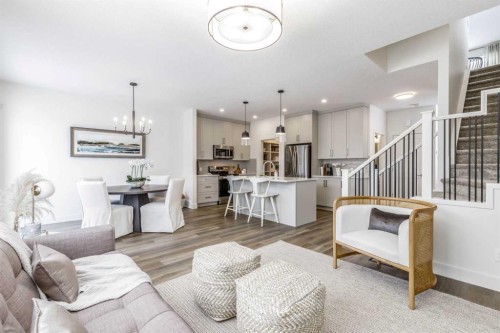 432 Rivercrest Road, Cochrane, AB - Indoor Photo Showing Living Room