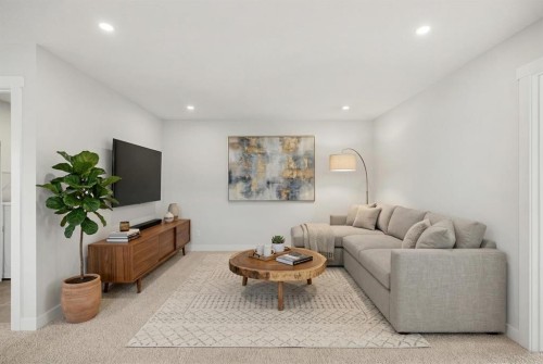 192 Belmont Place Sw, Calgary, AB - Indoor Photo Showing Living Room