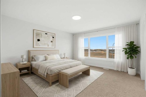 192 Belmont Place Sw, Calgary, AB - Indoor Photo Showing Bedroom
