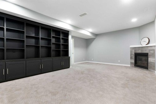 51 Sage Bank Court Nw, Calgary, AB - Indoor With Fireplace