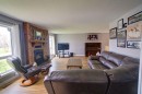 5338 5 Street West, Claresholm, AB  - Indoor Photo Showing Living Room With Fireplace 