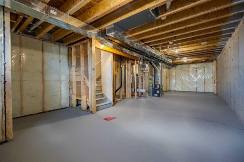 201 Bridgeport Gate, Chestermere, AB - Indoor Photo Showing Basement