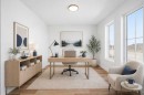 201 Bridgeport Gate, Chestermere, AB  - Indoor Photo Showing Office 