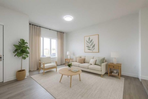 21 Tillotson Loop, Okotoks, AB - Indoor Photo Showing Living Room