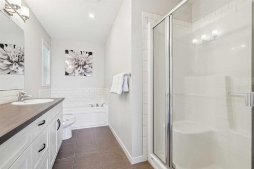 325 Marquis Heights Se, Calgary, AB - Indoor Photo Showing Bathroom