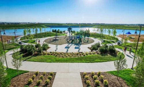 325 Marquis Heights Se, Calgary, AB - Outdoor With Body Of Water With View