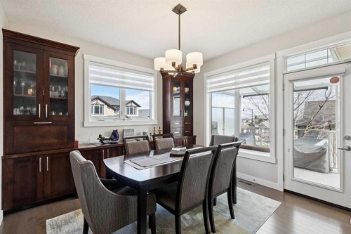 101 Sheep River Crest, Okotoks, AB - Indoor Photo Showing Dining Room