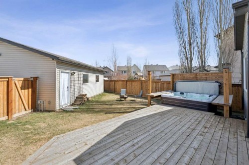 54 Elgin Meadows Green Se, Calgary, AB - Outdoor With Deck Patio Veranda With Exterior