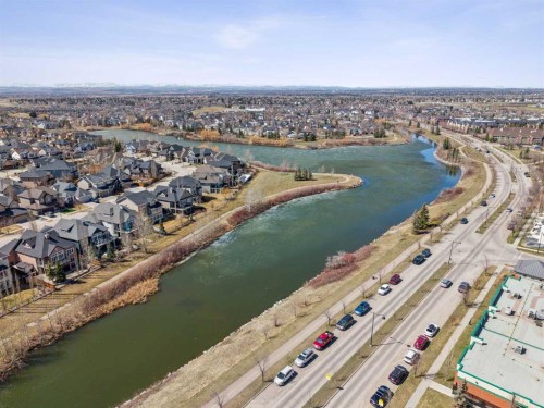 54 Elgin Meadows Green Se, Calgary, AB - Outdoor With Body Of Water With View