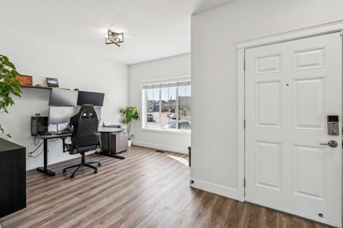 54 Elgin Meadows Green Se, Calgary, AB - Indoor Photo Showing Office