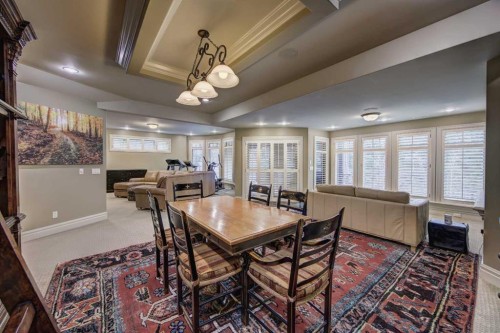 2626 Evercreek Bluffs Way Sw, Calgary, AB - Indoor Photo Showing Dining Room