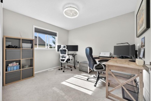 44 Bow Ridge Drive, Cochrane, AB - Indoor Photo Showing Office