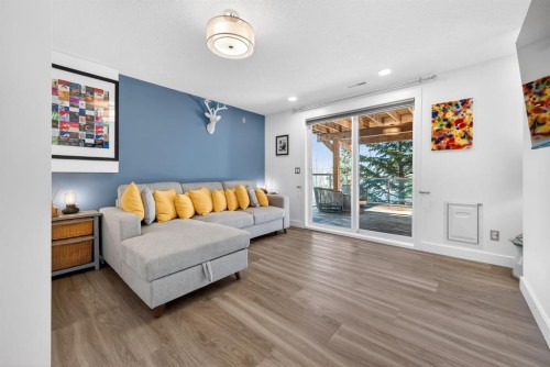 44 Bow Ridge Drive, Cochrane, AB - Indoor Photo Showing Living Room