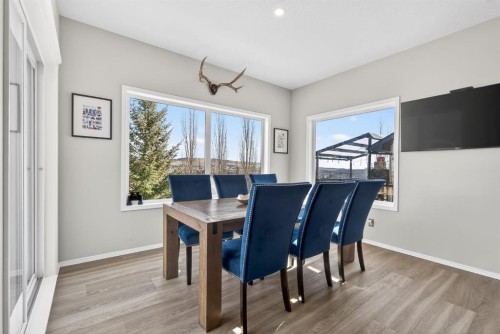 44 Bow Ridge Drive, Cochrane, AB - Indoor Photo Showing Dining Room