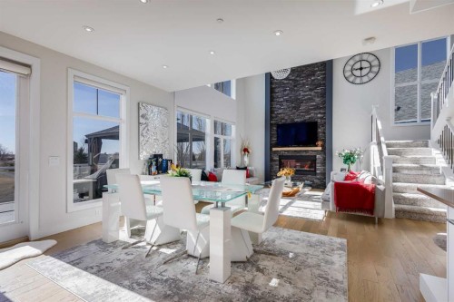 75 Muirfield Close, Lyalta, AB - Indoor With Fireplace