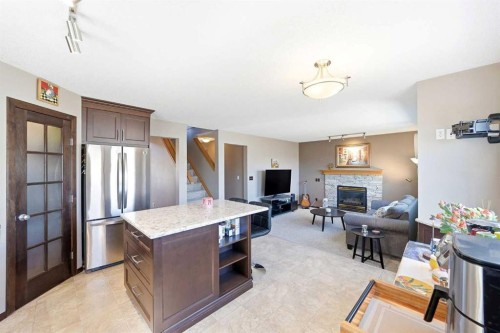 129 Arbour Ridge Circle Nw, Calgary, AB - Indoor With Fireplace