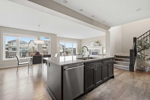 86 Panton View Nw, Calgary, AB - Indoor Photo Showing Kitchen With Double Sink With Upgraded Kitchen