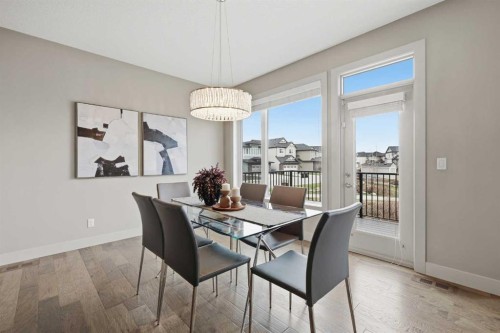 86 Panton View Nw, Calgary, AB - Indoor Photo Showing Dining Room