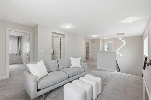 86 Panton View Nw, Calgary, AB - Indoor Photo Showing Living Room