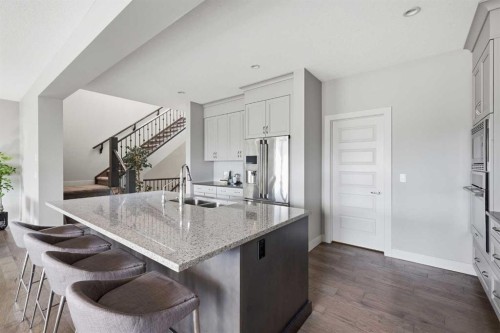 86 Panton View Nw, Calgary, AB - Indoor Photo Showing Kitchen With Upgraded Kitchen