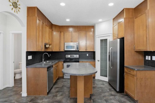 8 Taralake Way Ne, Calgary, AB - Indoor Photo Showing Kitchen With Stainless Steel Kitchen