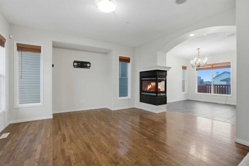8 Taralake Way Ne, Calgary, AB - Indoor With Fireplace