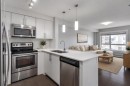 7309-302 Skyview Ranch Drive Ne, Calgary, AB  - Indoor Photo Showing Kitchen With Stainless Steel Kitchen With Double Sink With Upgraded Kitchen 