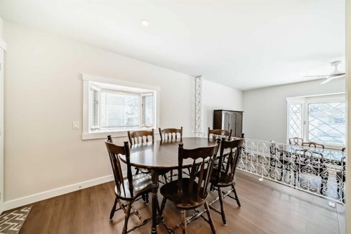 7427 25 Street Se, Calgary, AB - Indoor Photo Showing Dining Room