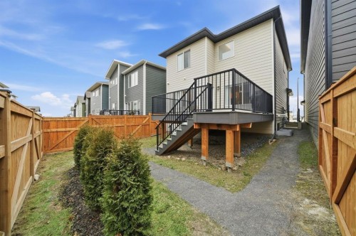 902 Bluerock Way Sw, Calgary, AB - Outdoor With Deck Patio Veranda