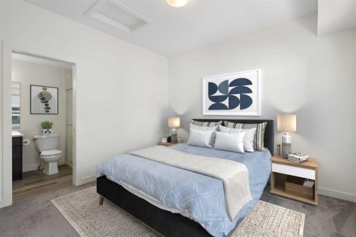 132 Spring Creek Common Sw, Calgary, AB - Indoor Photo Showing Bedroom