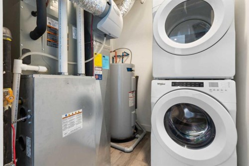 132 Spring Creek Common Sw, Calgary, AB - Indoor Photo Showing Laundry Room