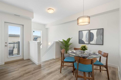 132 Spring Creek Common Sw, Calgary, AB - Indoor Photo Showing Dining Room