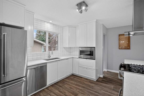 252 Allan Crescent Se, Calgary, AB - Indoor Photo Showing Kitchen With Upgraded Kitchen