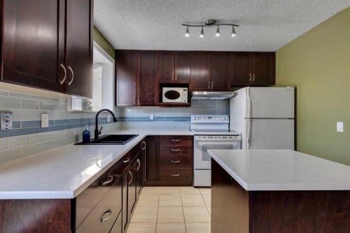 4811 60 Street Ne, Calgary, AB - Indoor Photo Showing Kitchen With Double Sink
