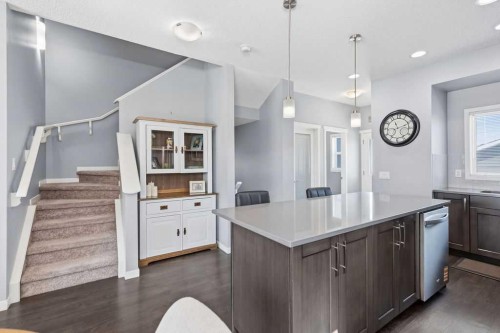 571 Mahogany Boulevard Se, Calgary, AB - Indoor Photo Showing Kitchen With Upgraded Kitchen