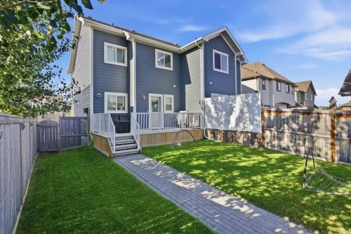 571 Mahogany Boulevard Se, Calgary, AB - Outdoor With Deck Patio Veranda